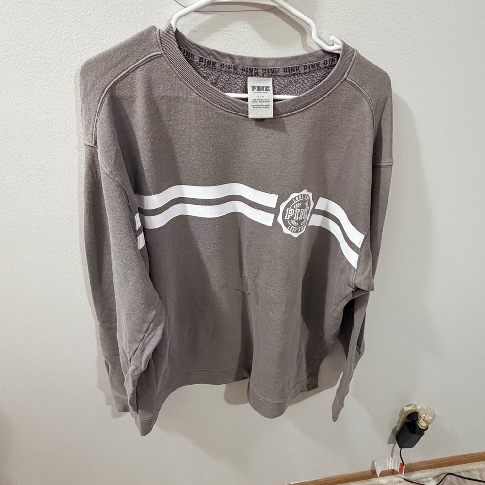 PINK Victoria's Secret Gray Sweatshirt